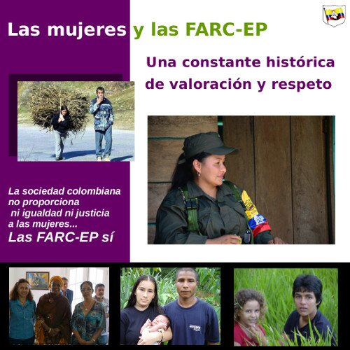 Las mujeres y las FARC-EP, una constante histórica de valoración y respeto
